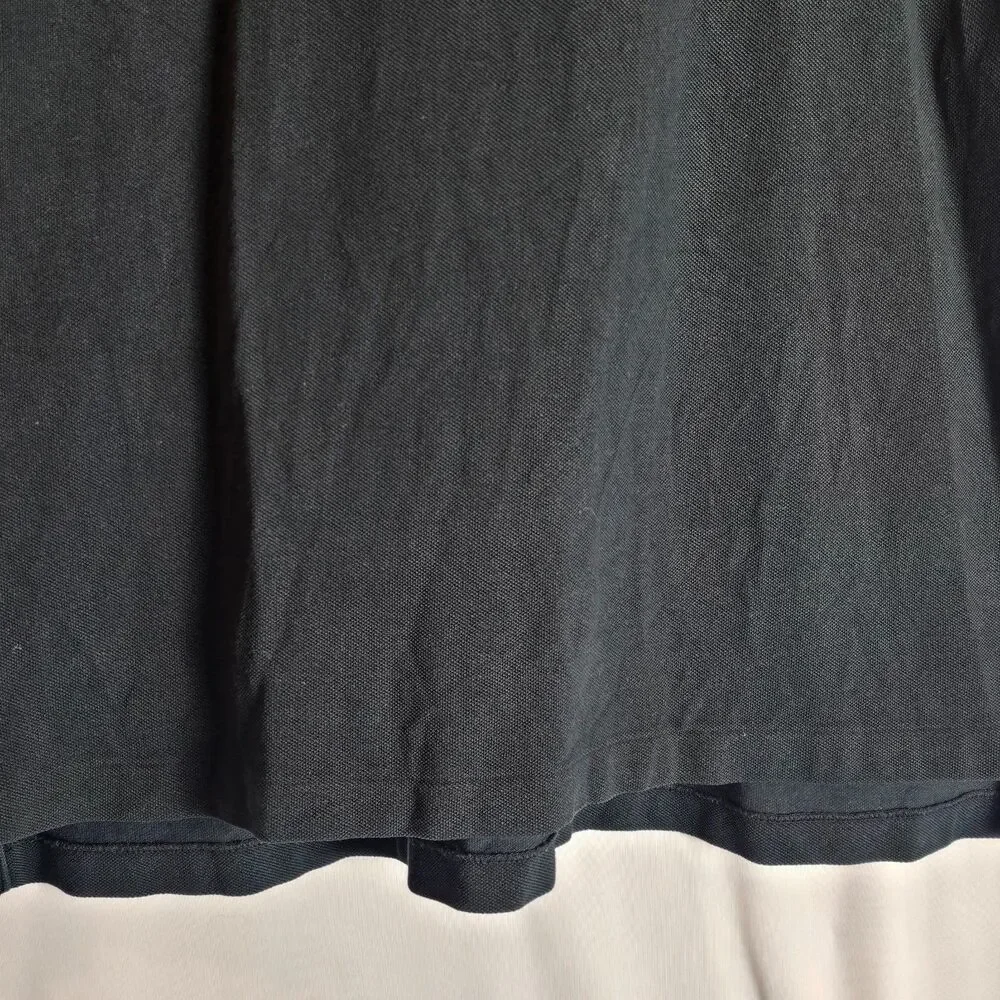 Polo Ralph Lauren Big Pony #3 Black Short Sleeve Rugby Shirt Custom Fit Large XL - Picture 7 of 16